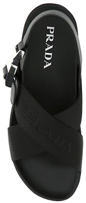 プラダ クロスストラップ バックルサンダル (ブラック) 2X30543-L74-F0002 Purchase プラダ クロスストラップ バックルサンダル (ブラック) 2X30543-L74-F0002