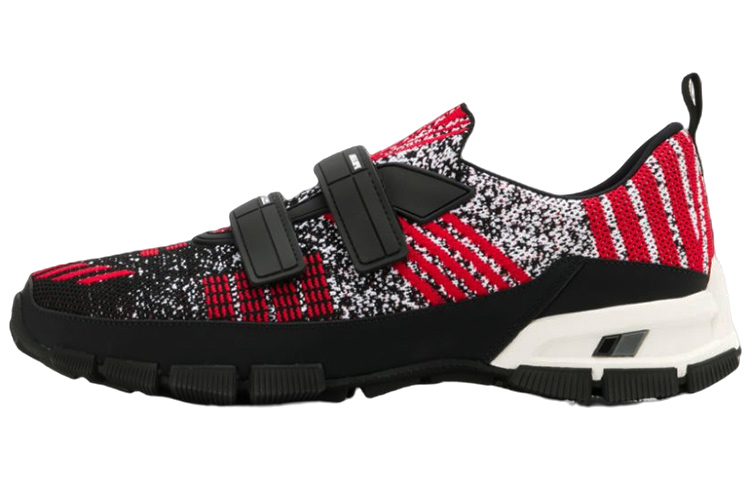 Buy プラダ クロスセクションニット 黒x緋色
(Purada Kurosusekushon Nitto Kuro x Hiiro) 4O3219-2OB5-F022C