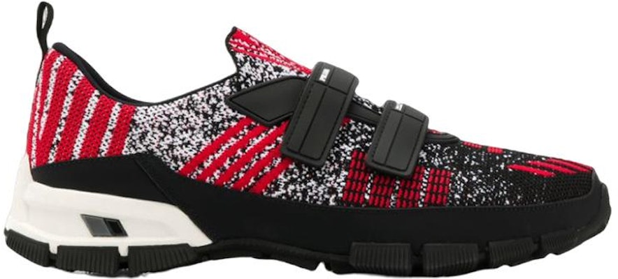 普拉達交叉針織「黑紅」4O3219-2OB5-F022C Order 普拉達交叉針織「黑紅」4O3219-2OB5-F022C