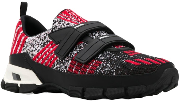 普拉達交叉針織「黑紅」4O3219-2OB5-F022C Lookbook 普拉達交叉針織「黑紅」4O3219-2OB5-F022C