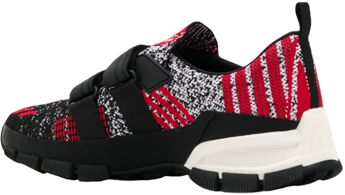 普拉達交叉針織「黑紅」4O3219-2OB5-F022C Shop 普拉達交叉針織「黑紅」4O3219-2OB5-F022C