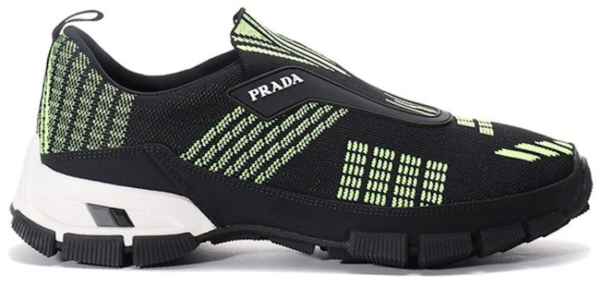 Prada Crossection Knit Low 'Hitam Hijau Neon' 4O3223-1OUG-F0O5K Order Prada Crossection Knit Low 'Hitam Hijau Neon' 4O3223-1OUG-F0O5K