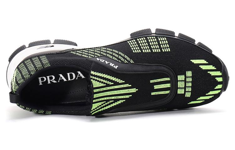 Purchase Prada Crossection Knit Low 'Hitam Hijau Neon' 4O3223-1OUG-F0O5K