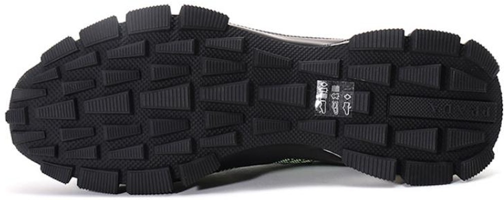 Prada Crossection Knit Low 'Hitam Hijau Neon' 4O3223-1OUG-F0O5K Details for Prada Crossection Knit Low 'Hitam Hijau Neon' 4O3223-1OUG-F0O5K