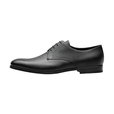 Prada Derby 'Black Saffiano'