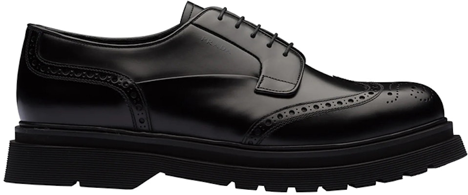 Prada Derby 'Kulit Saffiano Hitam' 2EE307_B4L_F0002 Order Prada Derby 'Kulit Saffiano Hitam' 2EE307_B4L_F0002