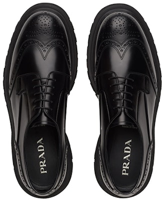 Prada Derby 'Kulit Saffiano Hitam' 2EE307_B4L_F0002 Shop Prada Derby 'Kulit Saffiano Hitam' 2EE307_B4L_F0002