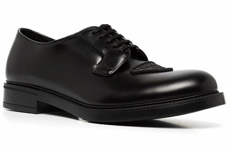 Order PRADA 普拉達 春夏男士德比皮鞋 商務正裝鞋 黑色