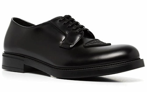 PRADA 普拉達 春夏男士德比皮鞋 商務正裝鞋 黑色 Order PRADA 普拉達 春夏男士德比皮鞋 商務正裝鞋 黑色