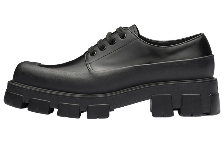 Prada Derby Shoe 'Black Velvet Leather' 2EG411_055_F0002_F_G001