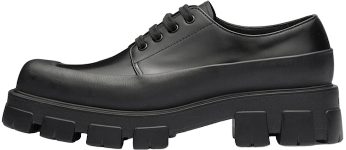 Zapatos Prada Derby 'Cuero de Terciopelo Negro' 2EG411_055_F0002_F_G001 Buy Zapatos Prada Derby 'Cuero de Terciopelo Negro' 2EG411_055_F0002_F_G001