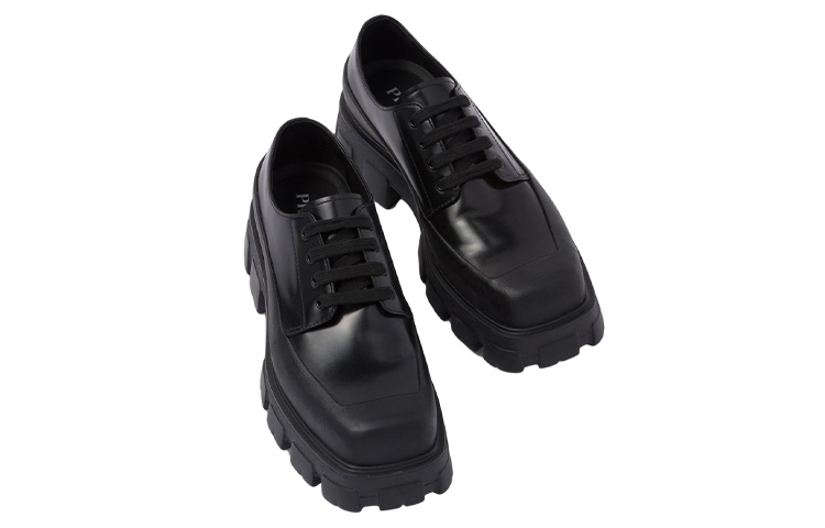 Purchase Sepatu Prada Derby 'Kulit Beludru Hitam' 2EG411_055_F0002_F_G001