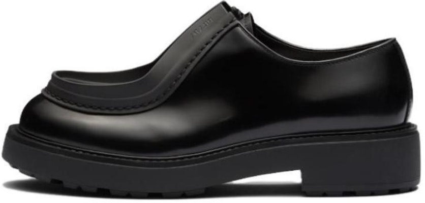 Prada Diapason Opaque Brushed Leather Lace-up 'Black' 2EG421_055_F0002 Buy Prada Diapason Opaque Brushed Leather Lace-up 'Black' 2EG421_055_F0002
