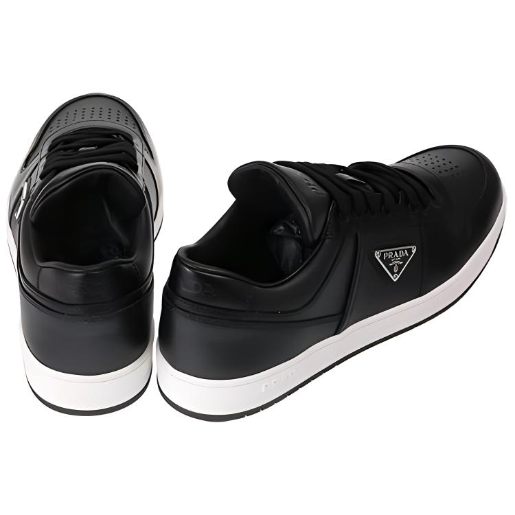 Lookbook 普拉达市区黑白色皮革鞋 2EE364_3LJ6_F0002