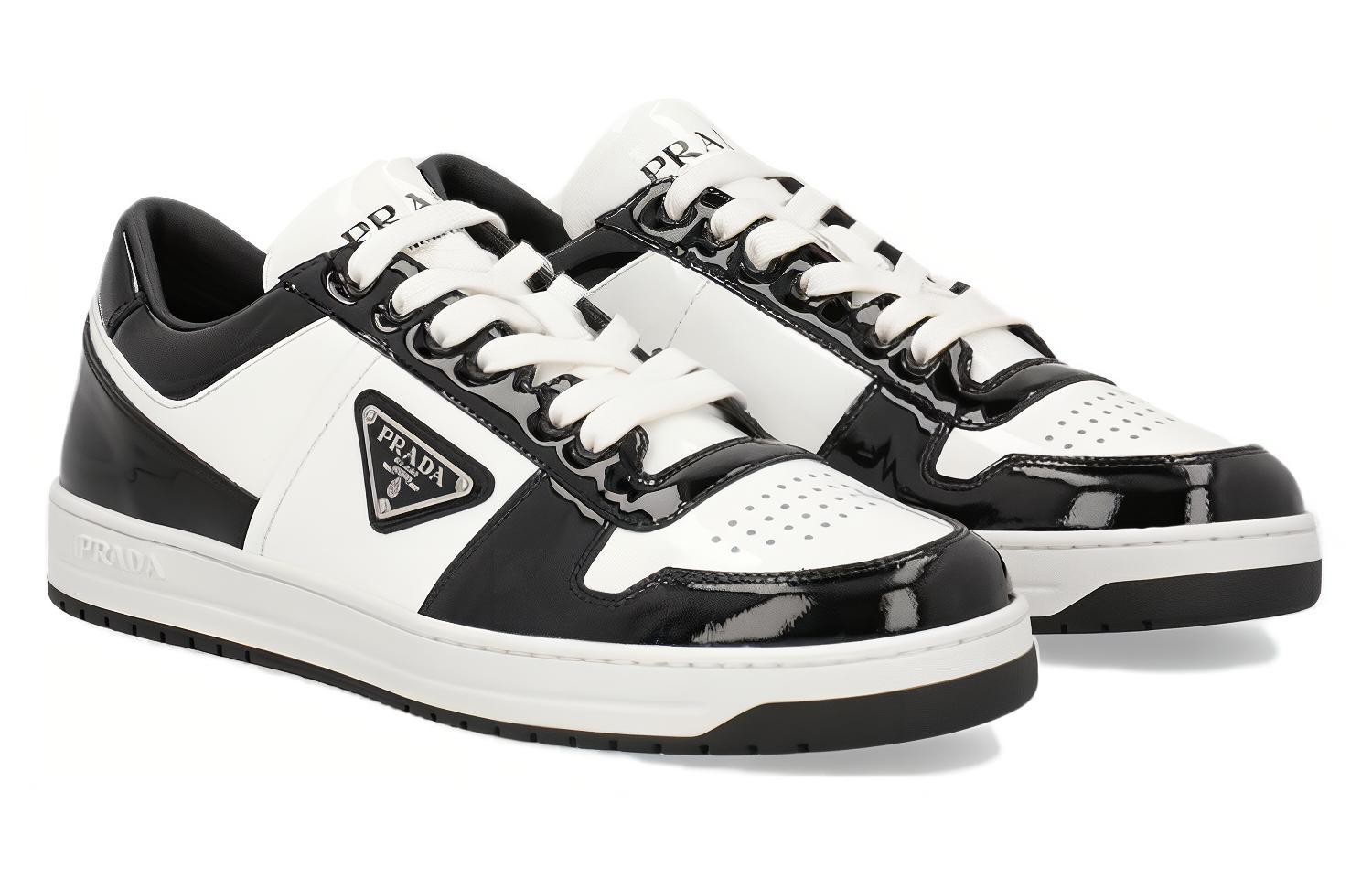 Order Prada Downtown Leather 'Black White Patent' 2EE364-069-F0967