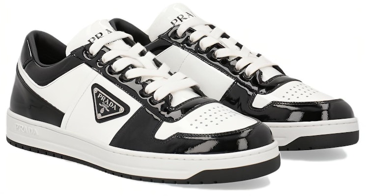 Prada Downtown Leather 'Black White Patent' 2EE364-069-F0967 Order Prada Downtown Leather 'Black White Patent' 2EE364-069-F0967