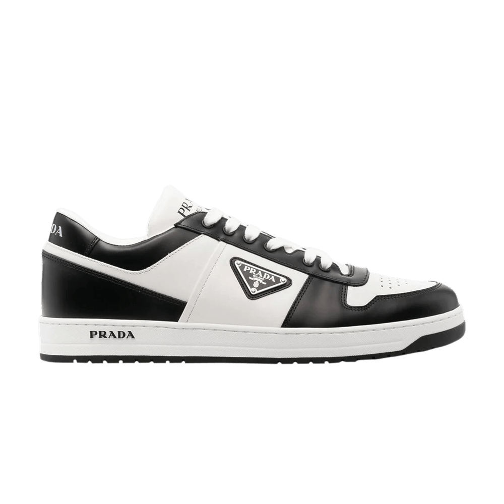 PRADA プラダ ダウンタウン 三角ロゴ レザー ローカットスニーカー 