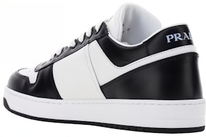 Shop Prada Downtown Cuir ''Blanc Noir'' 2EE364-3LKG-F0T8F