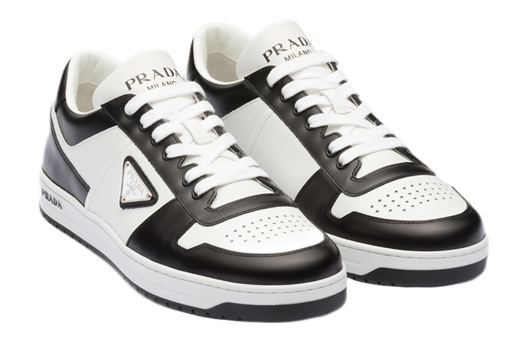 Prada Downtown Leather 'White Black' 圖 3
