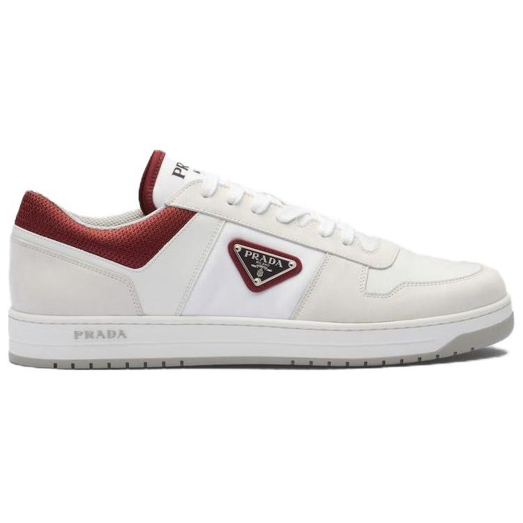 Order 프라다 다운타운 로우탑 '화이트 레드' 2EE391_BRC_F0ODJ