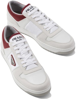 프라다 다운타운 로우탑 '화이트 레드' 2EE391_BRC_F0ODJ Shop 프라다 다운타운 로우탑 '화이트 레드' 2EE391_BRC_F0ODJ