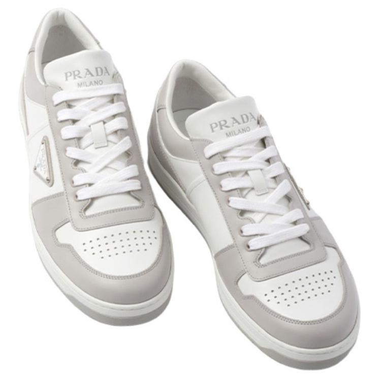 Lookbook 프라다 다운타운 로우 '그레이 화이트' 2EE364_3LKG_F0W5V