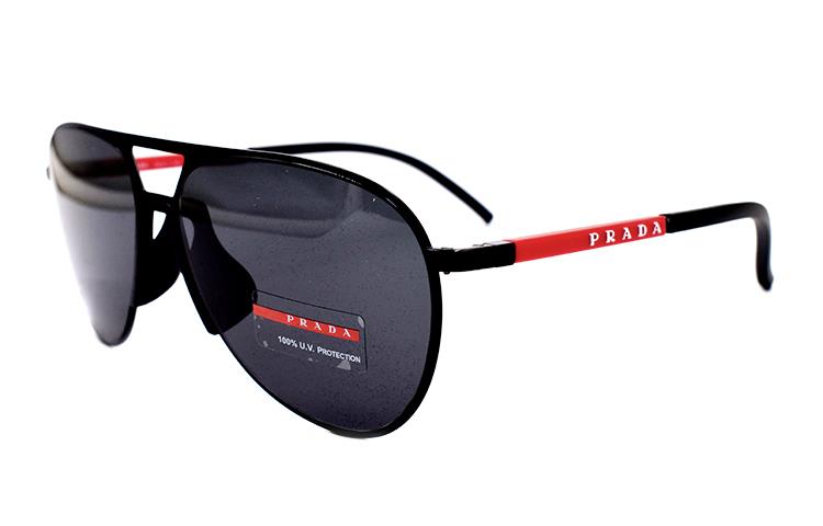 PRADA Dynamic Aviator Sunglasses SPS51X Matte Black Pilot Style. 0PS51XS1BO06L59 圖 2