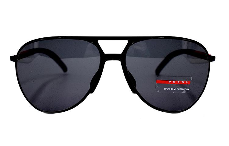 PRADA Dynamic Aviator Sunglasses SPS51X Matte Black Pilot Style. 0PS51XS1BO06L59 圖 3