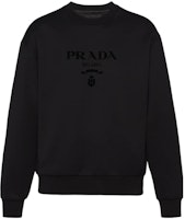 PRADA Engraved Crewneck Pullover Sweatshirt Men’s Black UJL207-1Z54-F0002-S-221 PRADA Engraved Crewneck Pullover Sweatshirt Men’s Black UJL207-1Z54-F0002-S-221