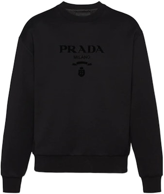 普拉达刻字圆领长袖卫衣 男士 黑色 UJL207-1Z54-F0002-S-221 Buy 普拉达刻字圆领长袖卫衣 男士 黑色 UJL207-1Z54-F0002-S-221