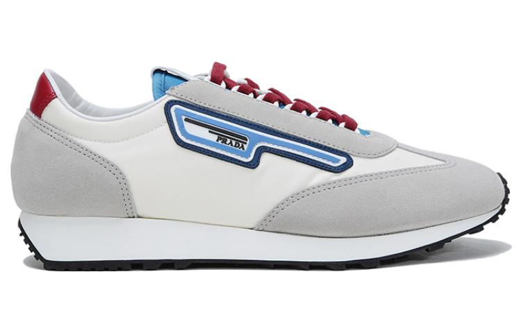 Prada Fabric and Leather Sneaker 'White' 圖 2