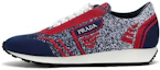 Buy Prada Kasut Fabrik Berblok Warna 'Biru Merah' 2EG272_3KUX_F0XUS