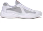 Order Prada Fabric Leather Lace-Up Sneakers 'White' 3E6420_3C37_FD025