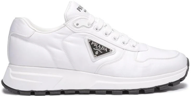PRADA 編織皮革 三角形標誌 緩震 低筒 運動休閒鞋 男款 黑白 Order PRADA 編織皮革 三角形標誌 緩震 低筒 運動休閒鞋 男款 黑白