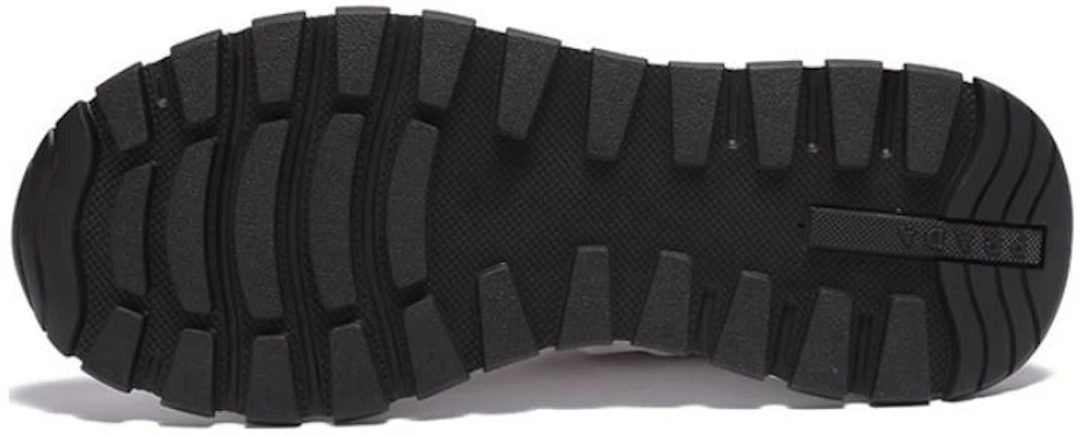 PRADA 編織皮革 三角形標誌 緩震 低筒 運動休閒鞋 男款 黑白 Details for PRADA 編織皮革 三角形標誌 緩震 低筒 運動休閒鞋 男款 黑白