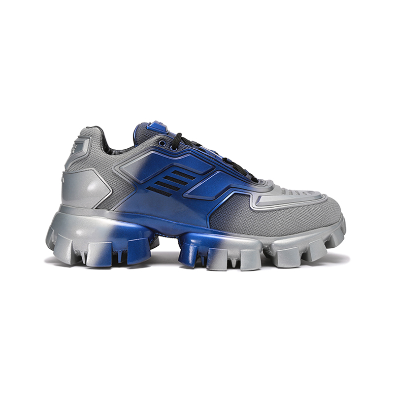 Order 普拉达灰蓝色低帮橡胶布鞋 2EG293_3LMB_F0I90