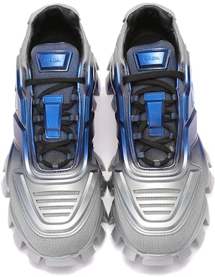 普拉达灰蓝色低帮橡胶布鞋 2EG293_3LMB_F0I90 Shop 普拉达灰蓝色低帮橡胶布鞋 2EG293_3LMB_F0I90