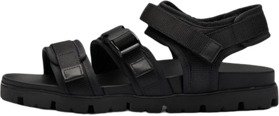 Prada Fabric Velcro Open Heel 'Fashion Sandal' Black 2X3080_3L74_F0002 Buy Prada Fabric Velcro Open Heel 'Fashion Sandal' Black 2X3080_3L74_F0002