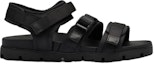 Order Prada Sandal Fesyen Tumit Terbuka Velcro Kain Hitam 2X3080_3L74_F0002