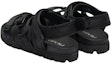 Shop Prada Sandal Fesyen Tumit Terbuka Velcro Kain Hitam 2X3080_3L74_F0002