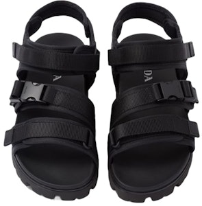 普拉达黑色面料魔术贴露跟时尚凉鞋 2X3080_3L74_F0002 Purchase 普拉达黑色面料魔术贴露跟时尚凉鞋 2X3080_3L74_F0002