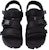 Prada Sandal Fesyen Tumit Terbuka Velcro Kain Hitam 2X3080_3L74_F0002