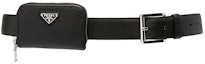 Buy PRADA Fashion Black Leather Belt 3.3cm Wide 2CM235-053-F0002