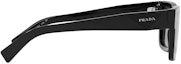 Purchase PRADA 時尚長方形黑色太陽眼鏡 男女同款情侶設計 PR-19WS1AB5S0