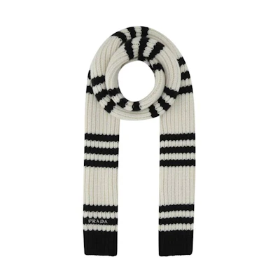 PRADA Fashion Striped Cashmere Scarf Multicolor 27456S21210QG-F0967