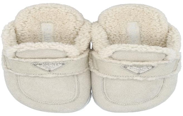 Prada Fendi Shearling Slippers 'Brown' 1S711M1A6F0K74 Details for Prada Fendi Shearling Slippers 'Brown' 1S711M1A6F0K74