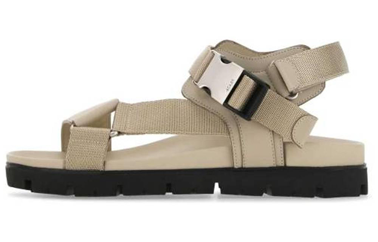 Prada Flat Fashion Sandals 'Khaki' 2X3055_3L74_F0F24