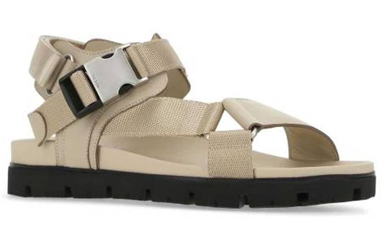 Lookbook Prada Flat Fashion Sandals 'Khaki' 2X3055_3L74_F0F24