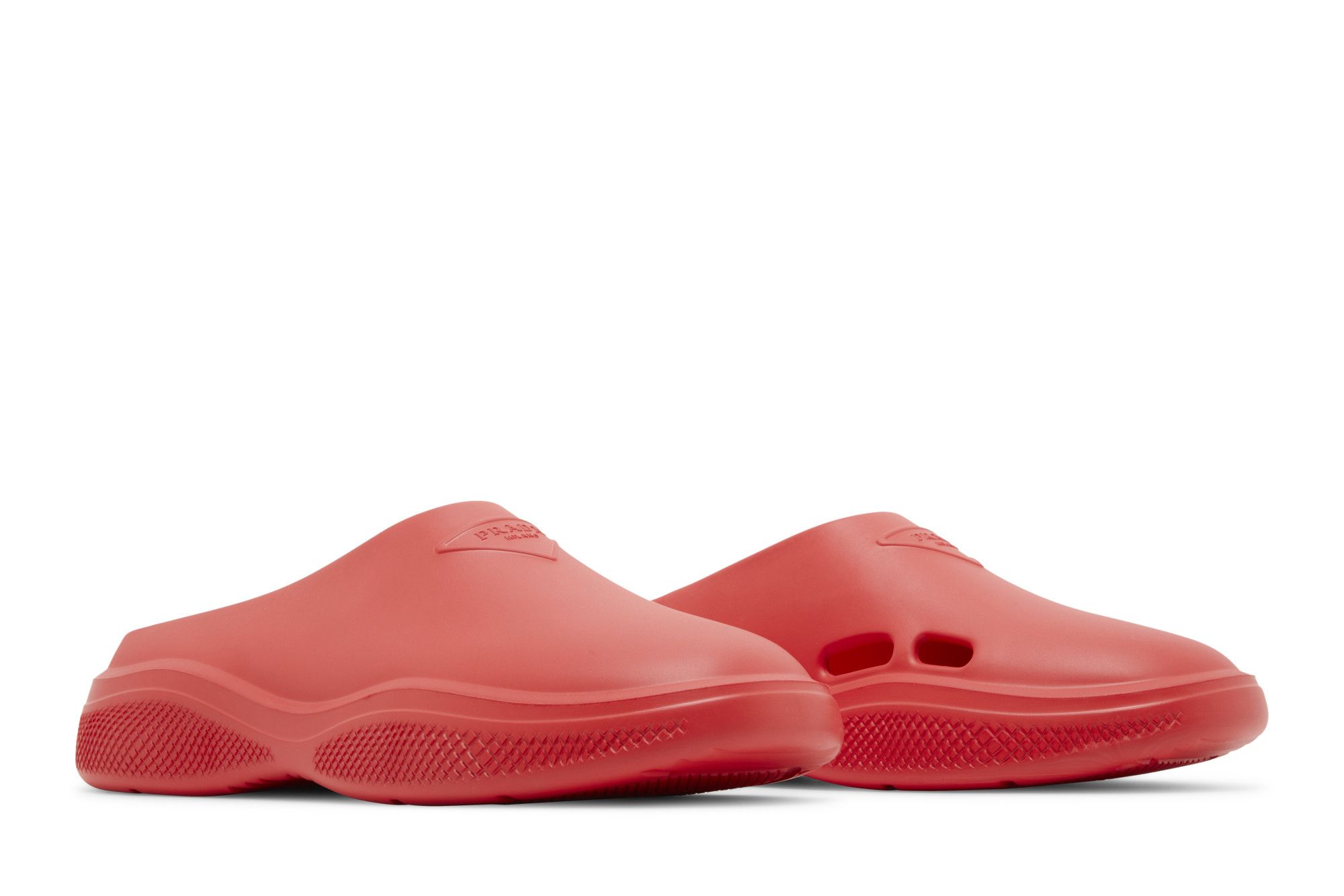 Cheap Prada Foam Rubber Mules ''Rood'' 2S2959_3LKD_F0011