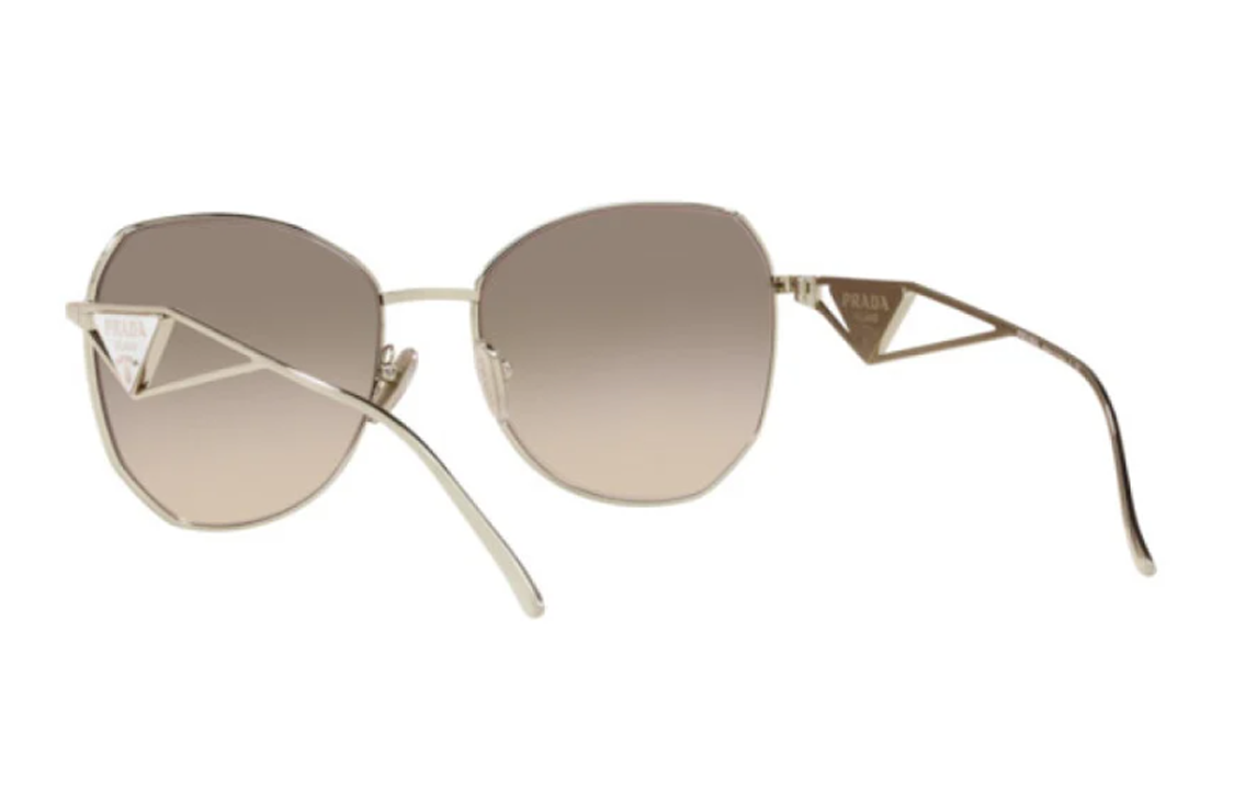 PRADA Full-Rim Irregular Alloy Sunglasses Unisex Couple Style. PR57YS-ZVN3D0 圖 5